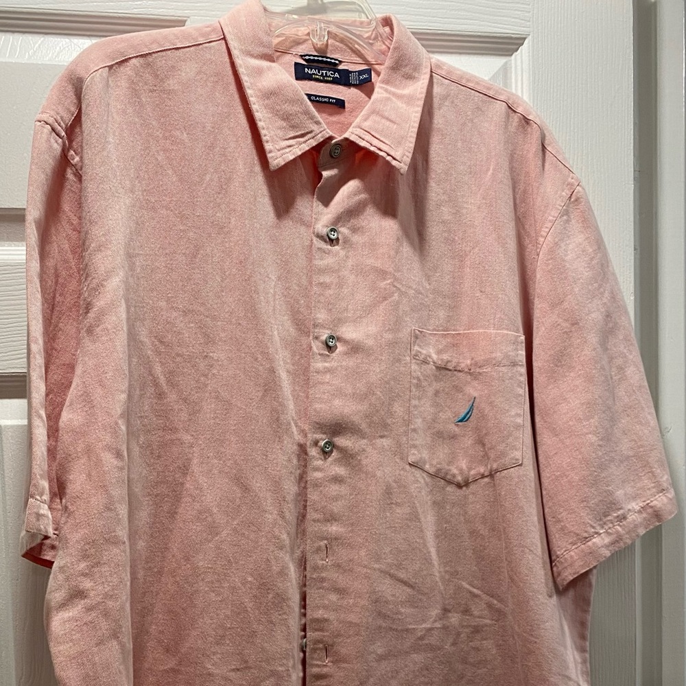 Náutica big & tall classic fit short sleeves shirt